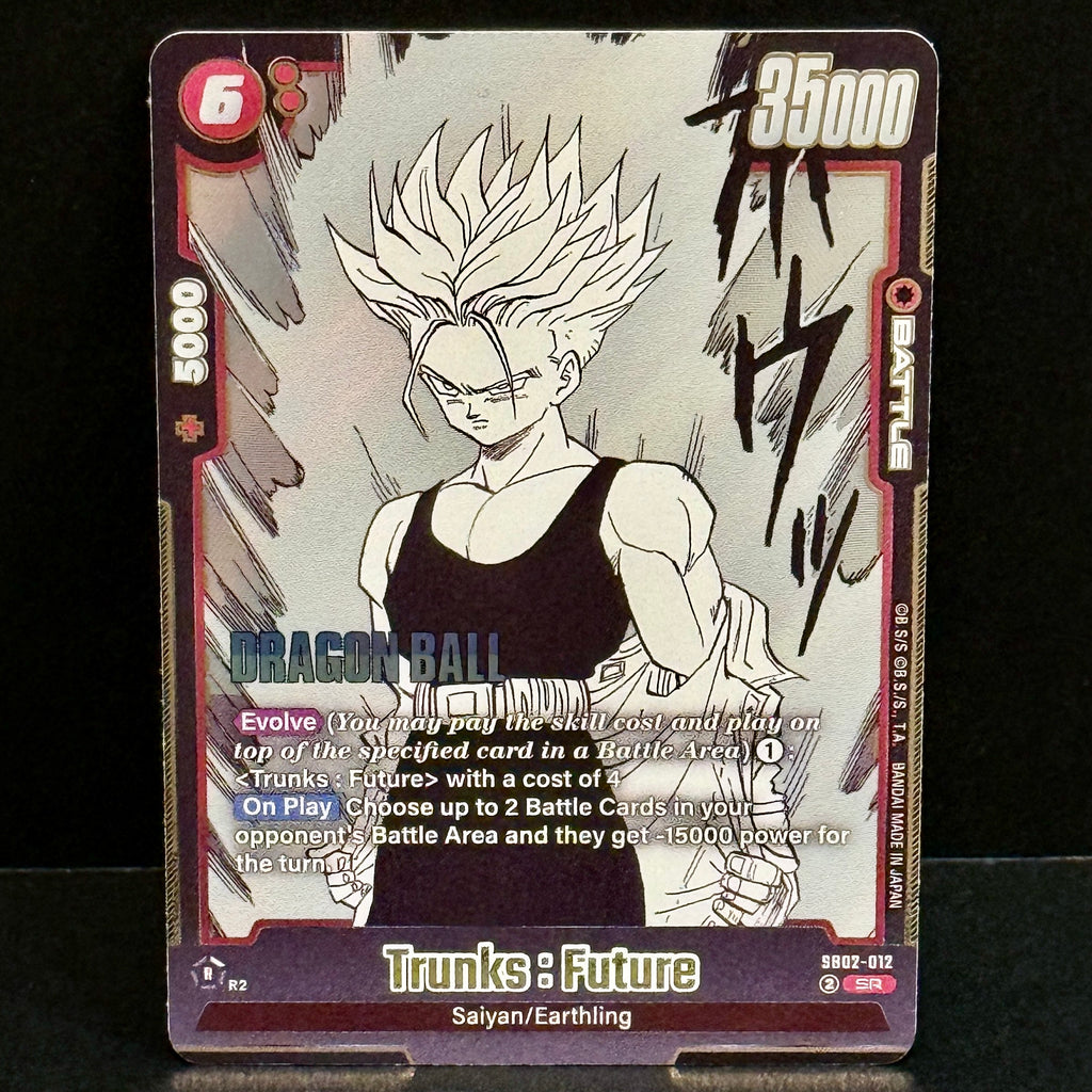 2025 Dragon Ball Manga Booster 02 SB02-012 Trunks : Future Super Rare