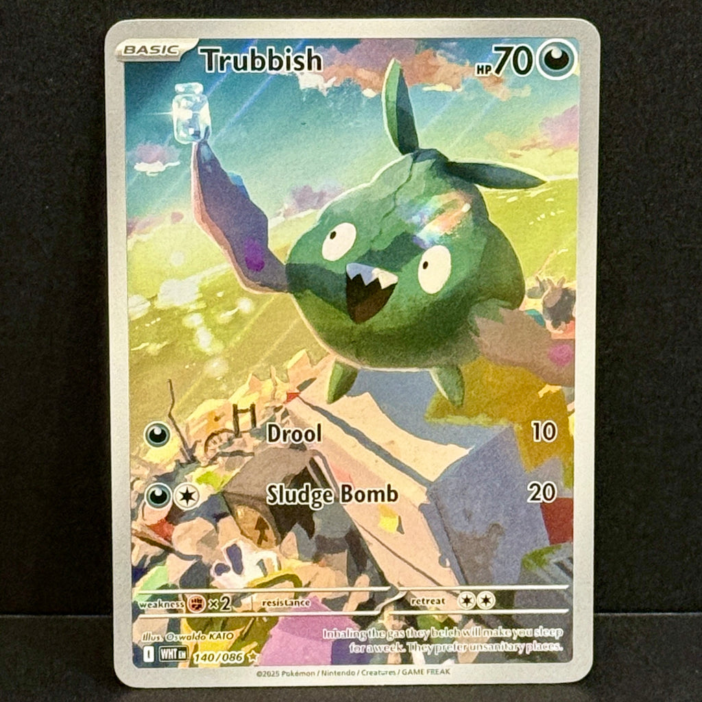 2025 Pokemon White Flare 140/086 Trubbish Illustration Rare