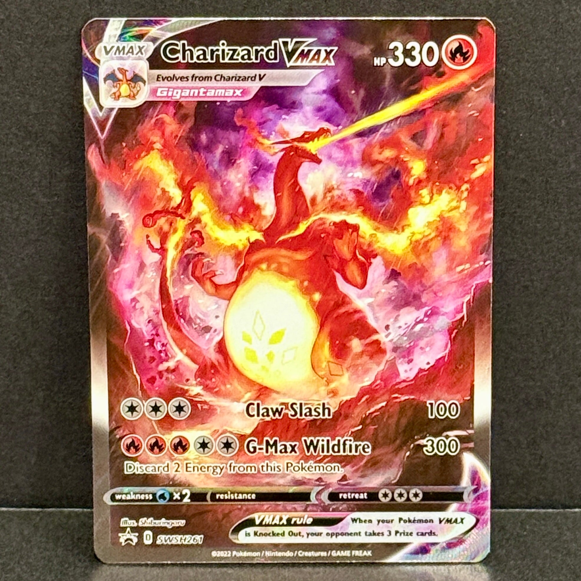 2022 Pokemon Sword & Shield Promo SWSH261 Charizard VMAX Promo
