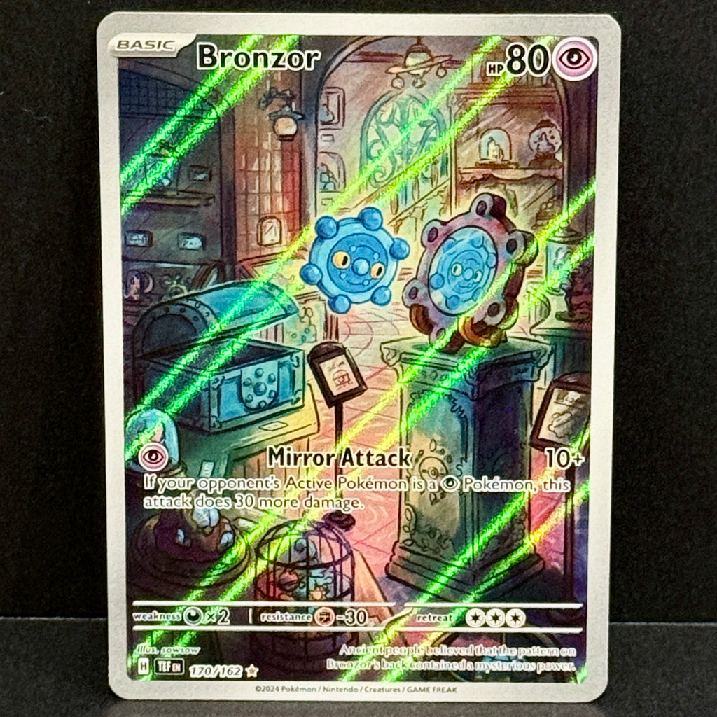 2024 Pokemon Temporal Forces 170/162 Bronzor Illustration Rare