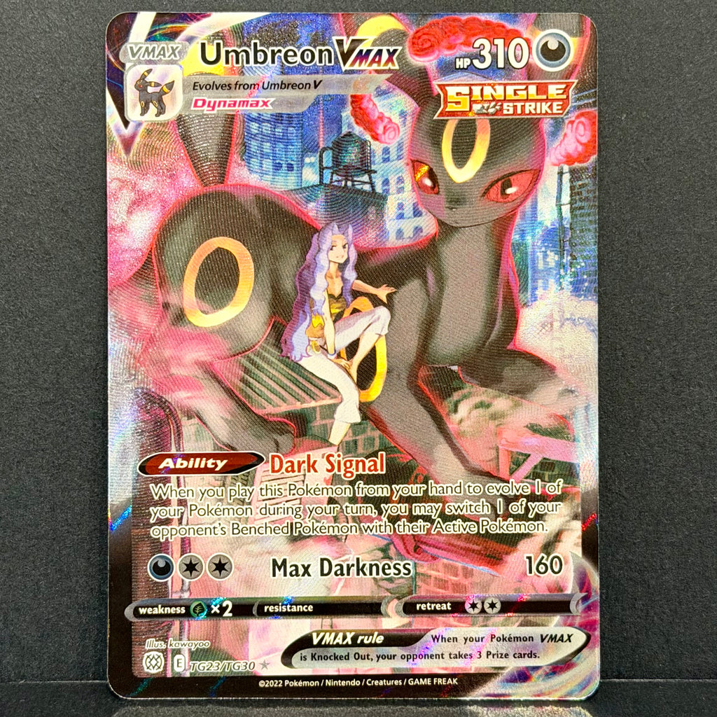 2022 Pokemon Brilliant Stars Trainer Gallery TG23/TG30 Umbreon VMAX Ultra Rare