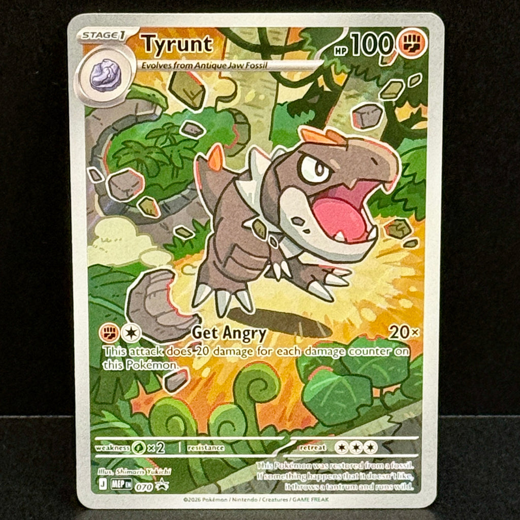 2025 Pokemon Mega Evolution Promo 070 Tyrunt Promo