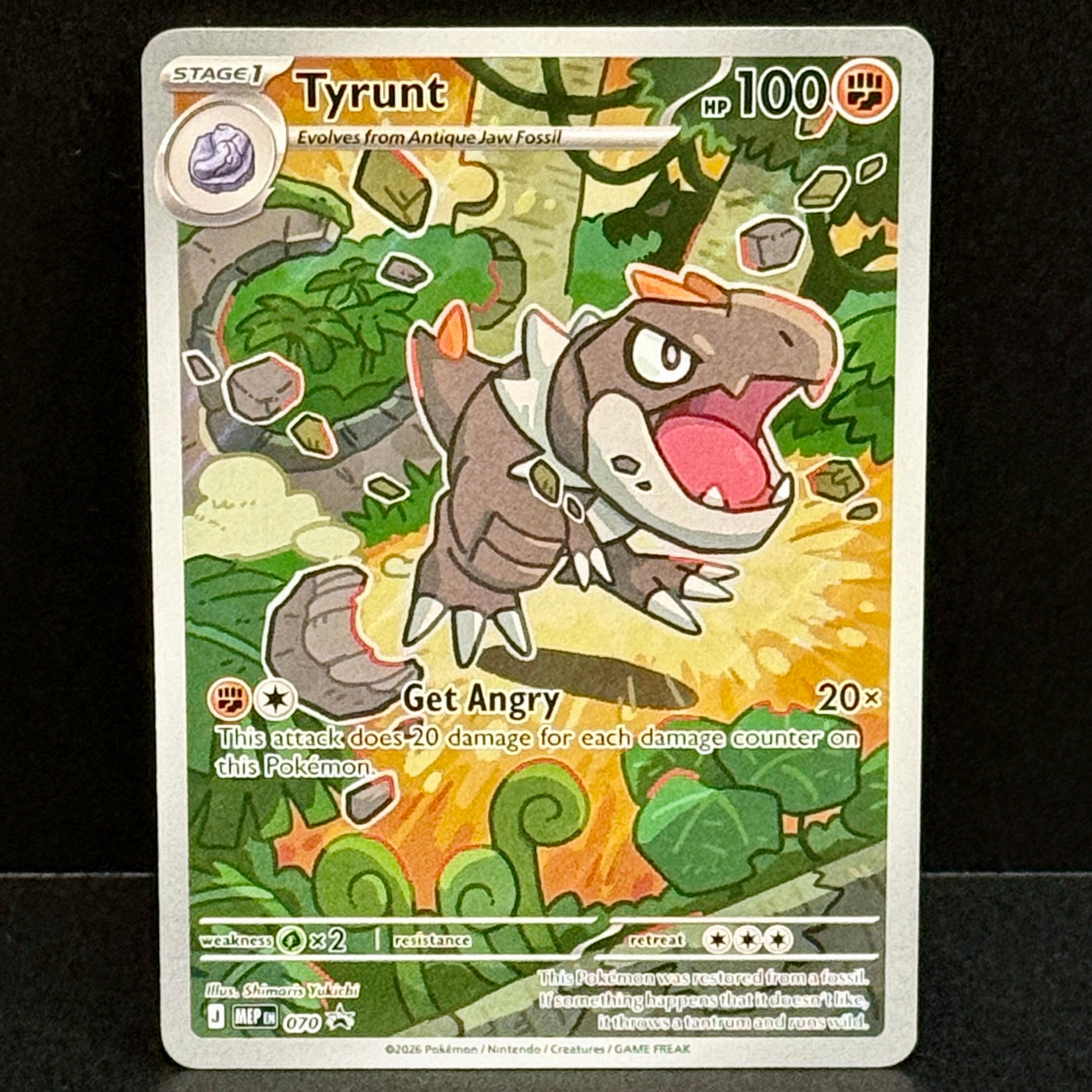 2025 Pokemon Mega Evolution Promo 070 Tyrunt Promo