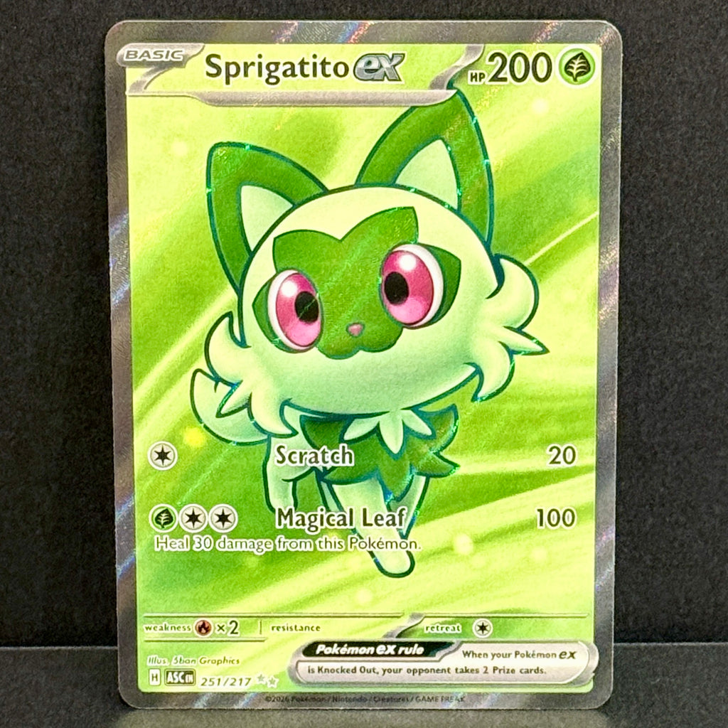 2026 Pokemon Ascended Heroes 251/217 Sprigatito EX Ultra Rare