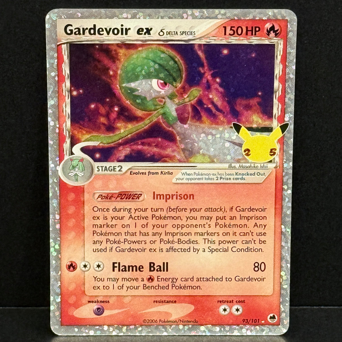 2021 Pokemon Celebrations Classic Collection 93/101 Gardevoir EX Delta Species Holo Rare