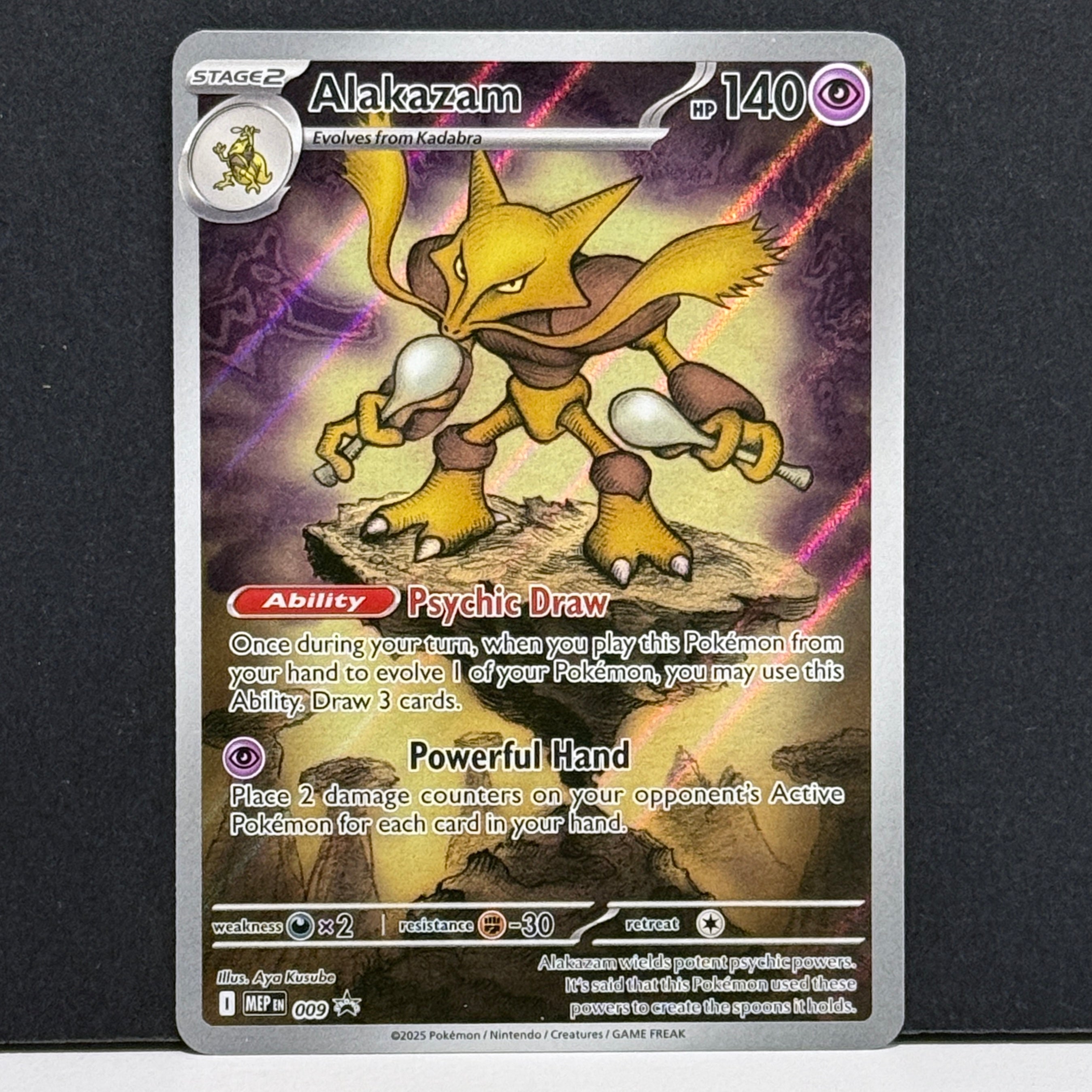 2025 Pokemon Mega Evolution Promos 009 Alakazam