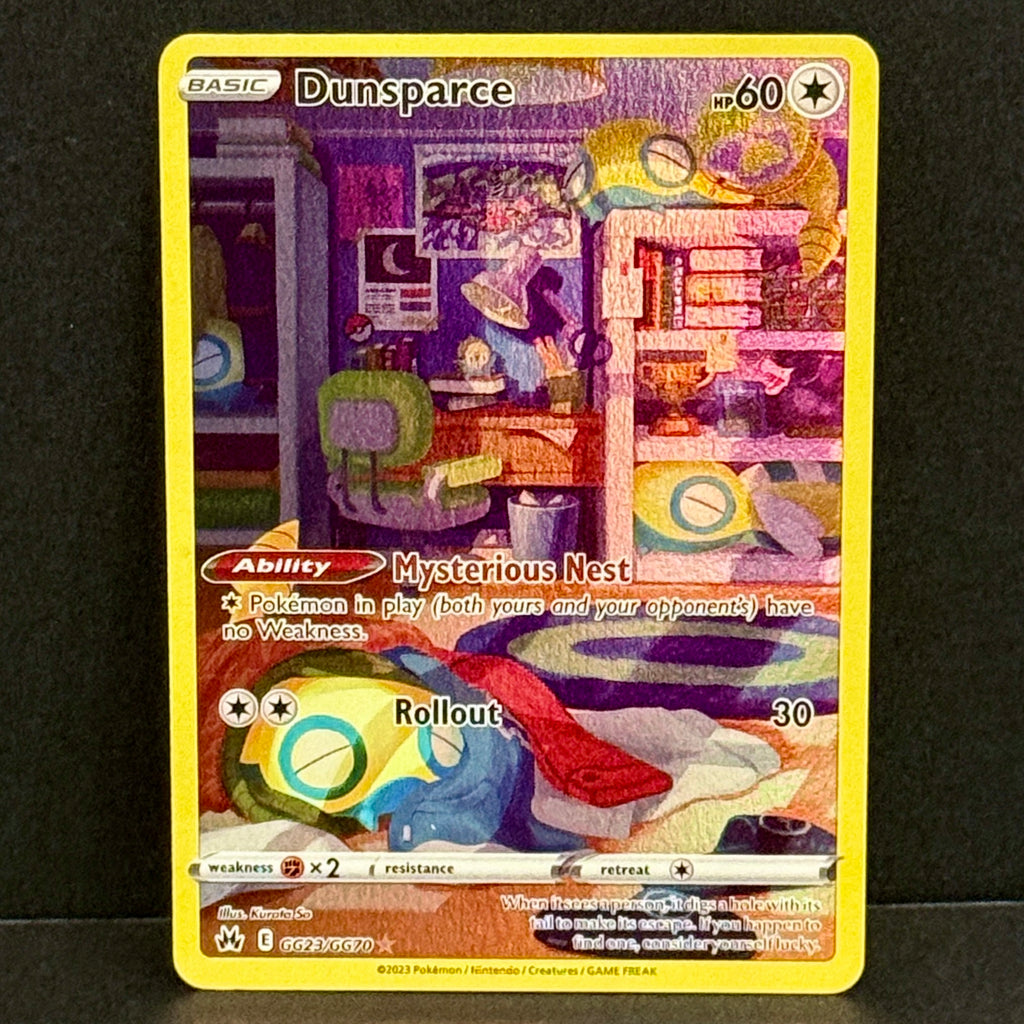 2023 Pokemon Crown Zenith Galarian Gallery GG23/GG70 Dunsparce Holo Rare