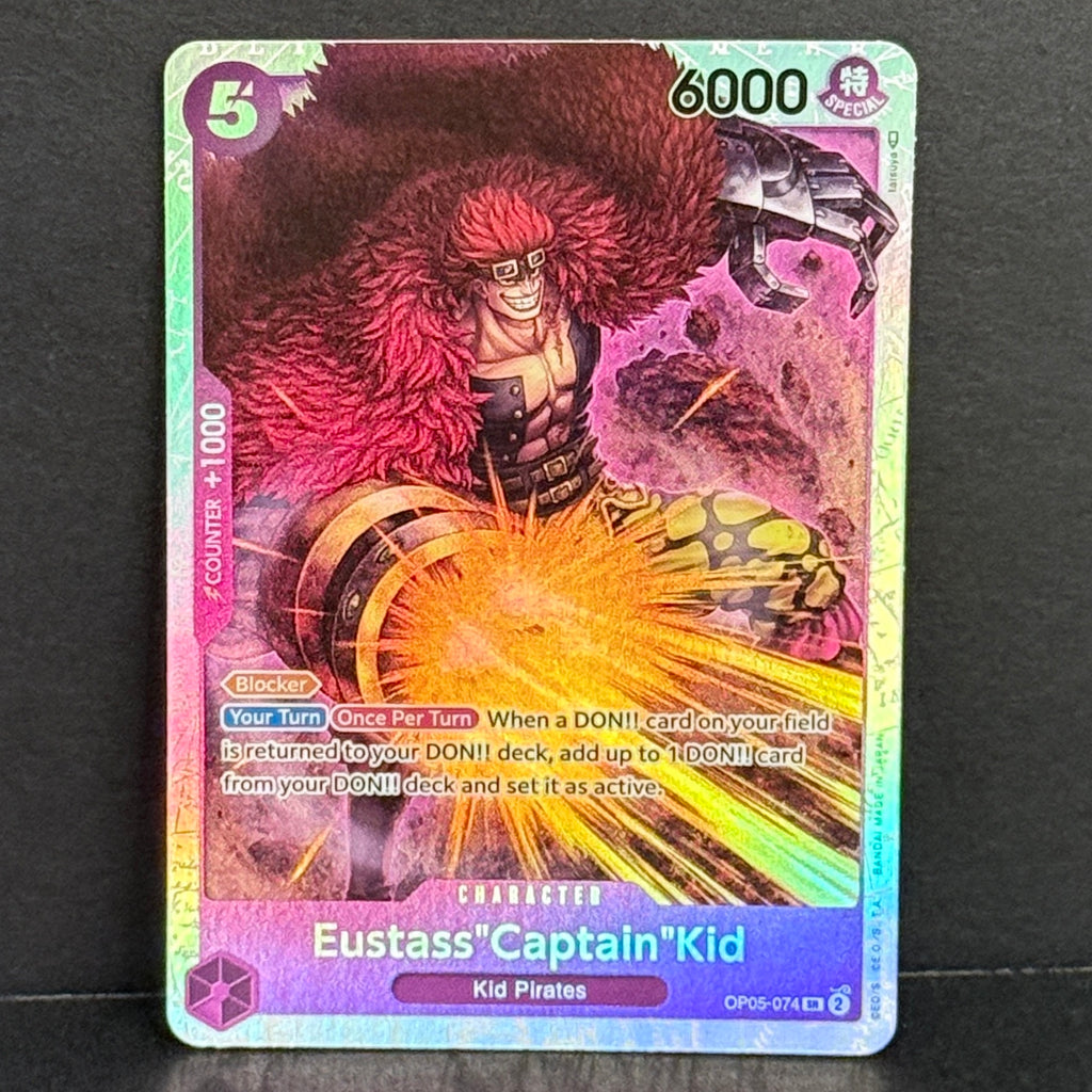 One Piece TCG Awakening of New Era OP05-074 Eustass"Captain"Kid SR