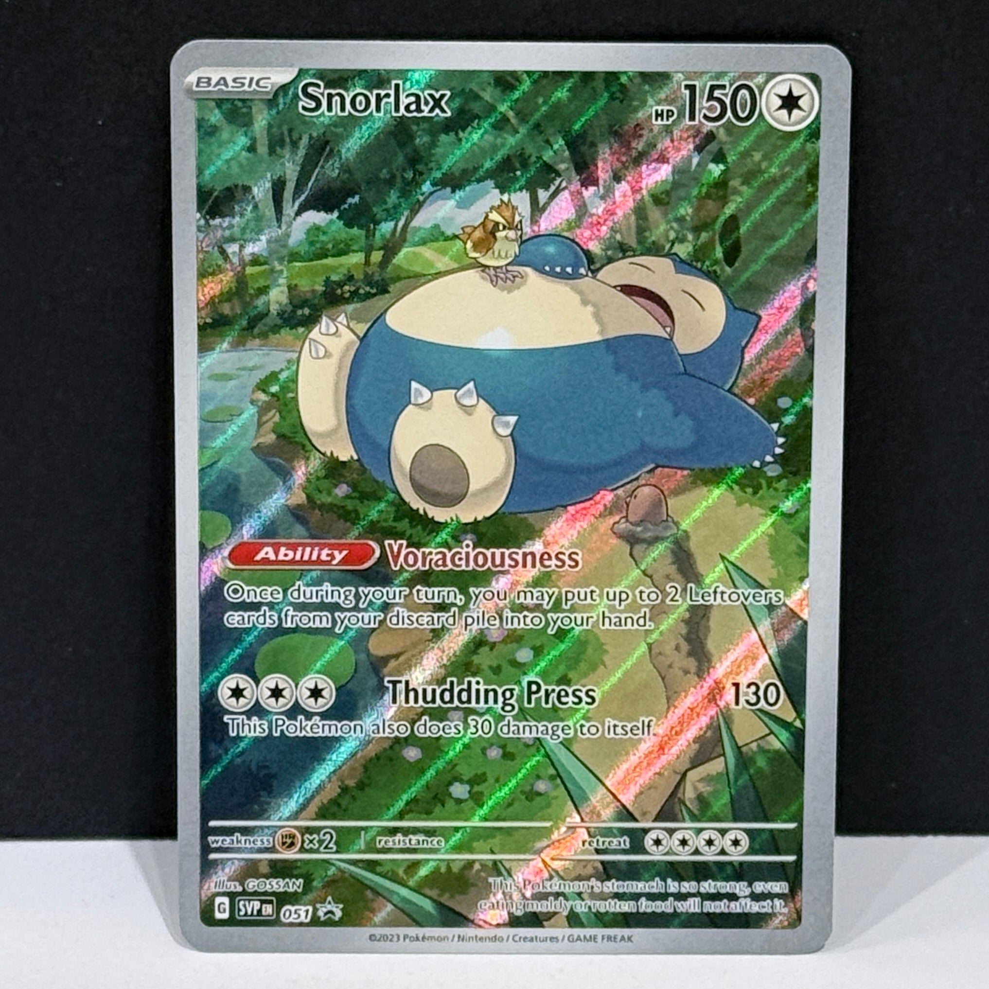 2021 Pokemon Scarlet & Violet Promo 051 Snorlax