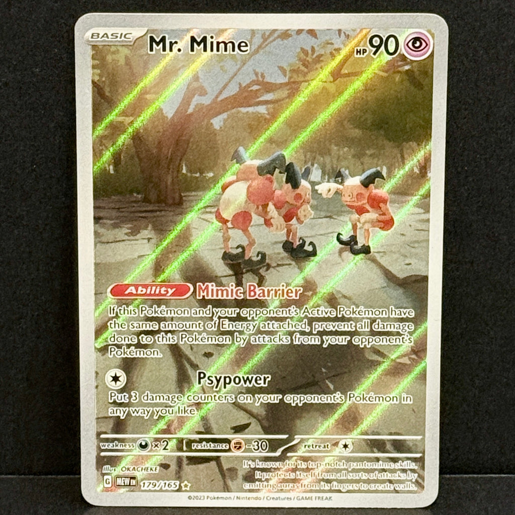 2023 Pokemon SV 151 179/165 Mr. Mime Illustration Rare