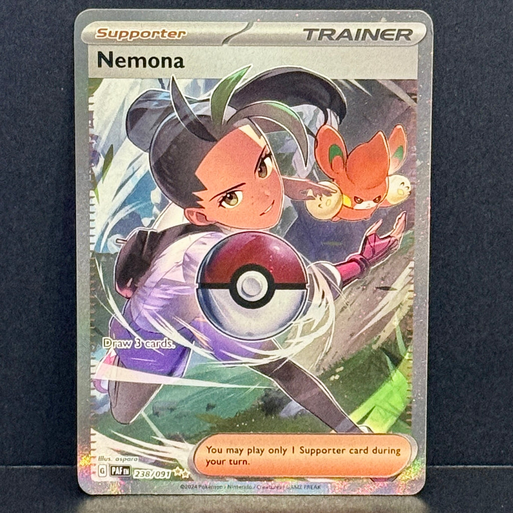 2024 Pokemon Paldean Fates 238/091 Nemona Special Illustration Rare