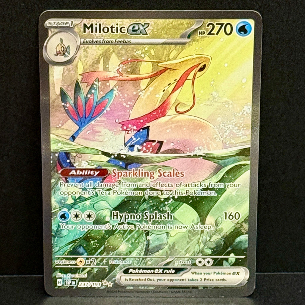 2024 Pokemon Surging Sparks 237/191 Milotic EX Special Illustration Rare