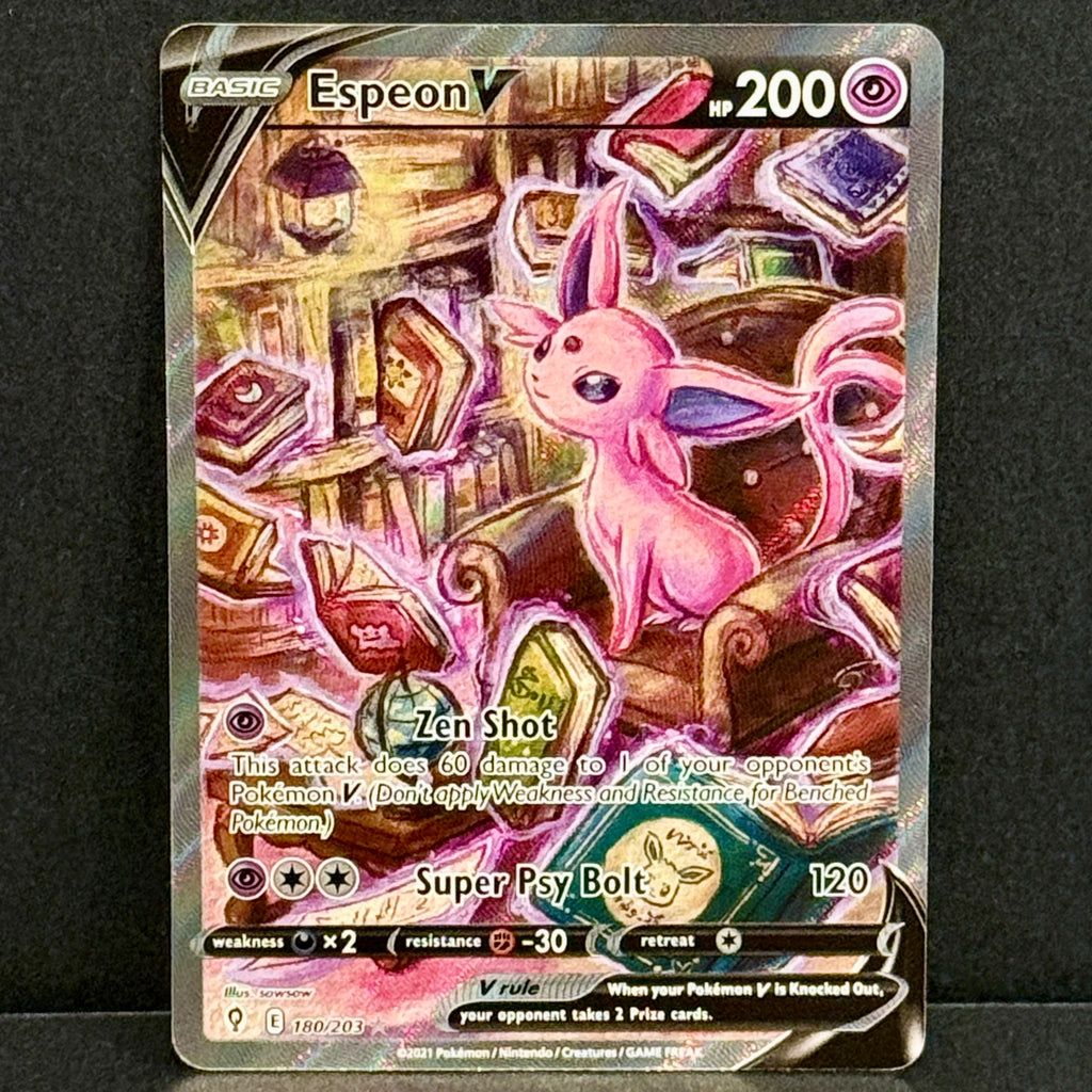 2021 Pokemon Evolving Skies 180/203 Espeon V Alternate Full Art Ultra Rare