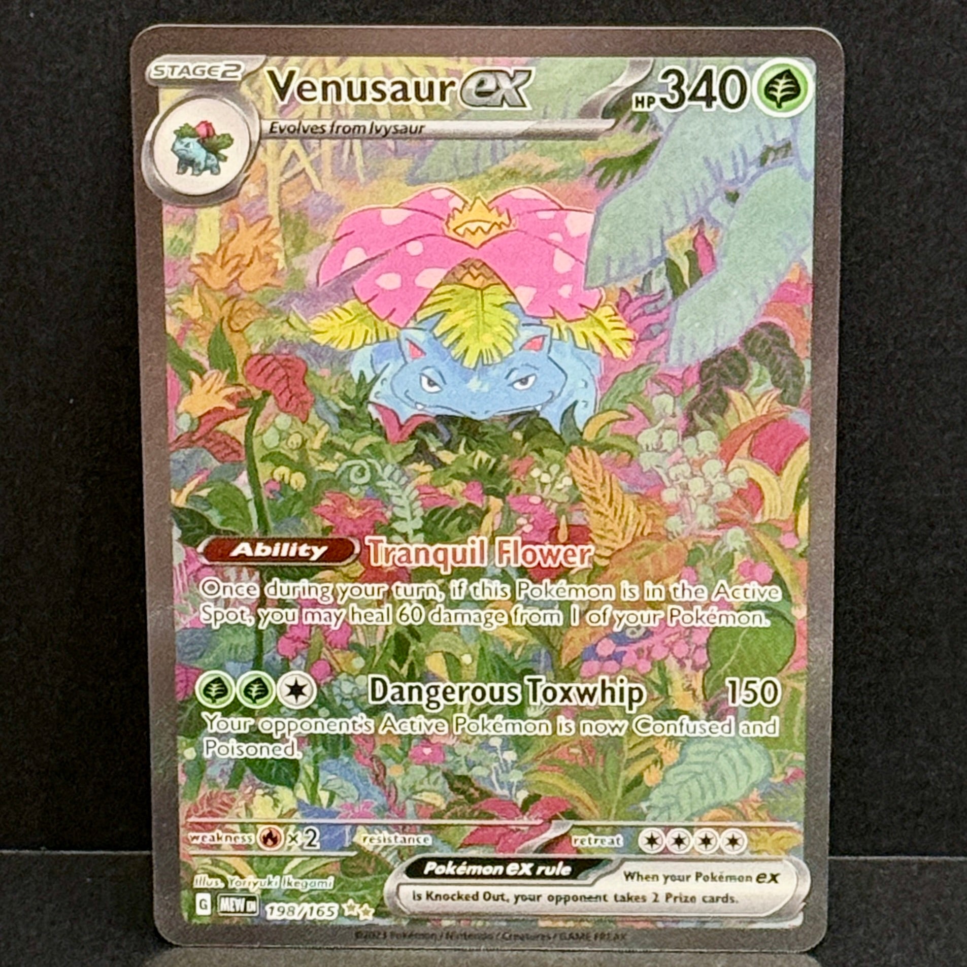 2023 Pokemon SV 151 Venusaur / Ivysaur / Bulbasaur Set of 3