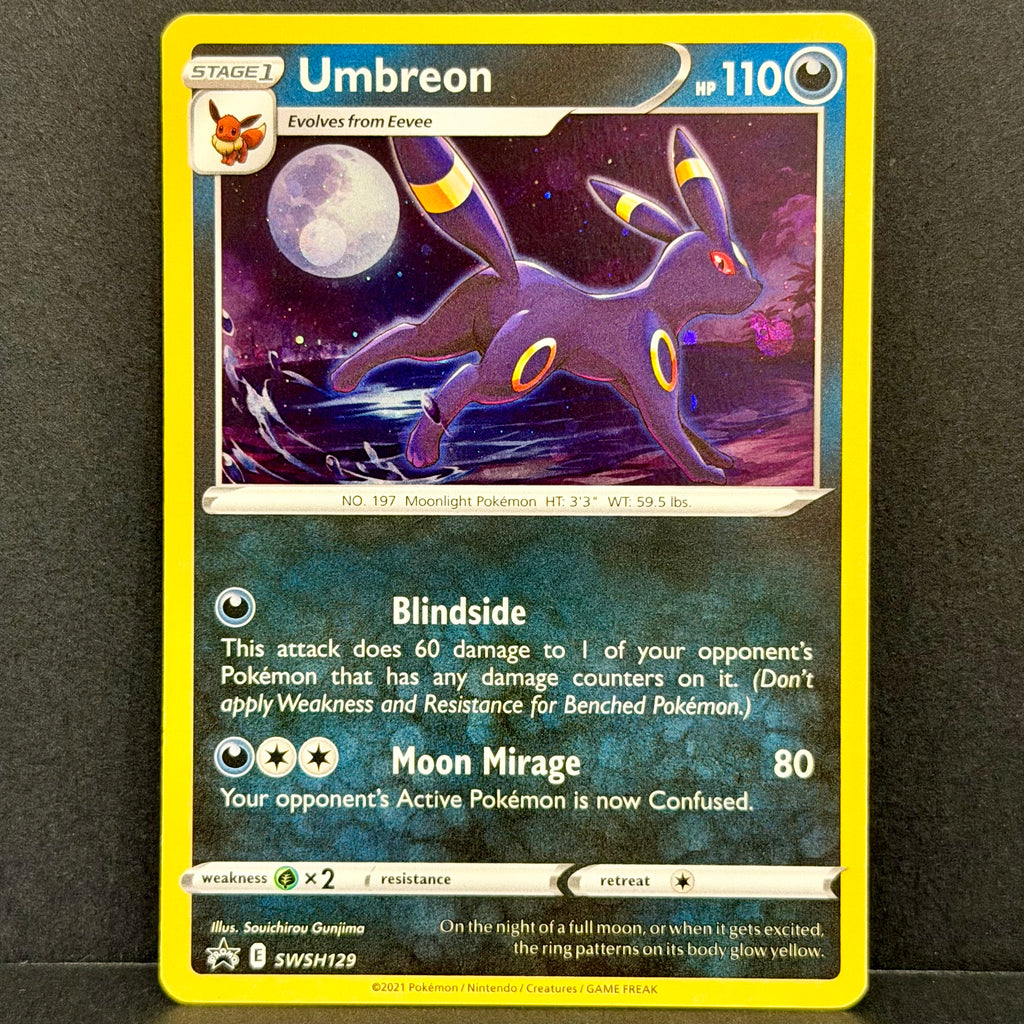 2021 Pokemon Sword Shield Promo SWSH129 Umbreon Promo