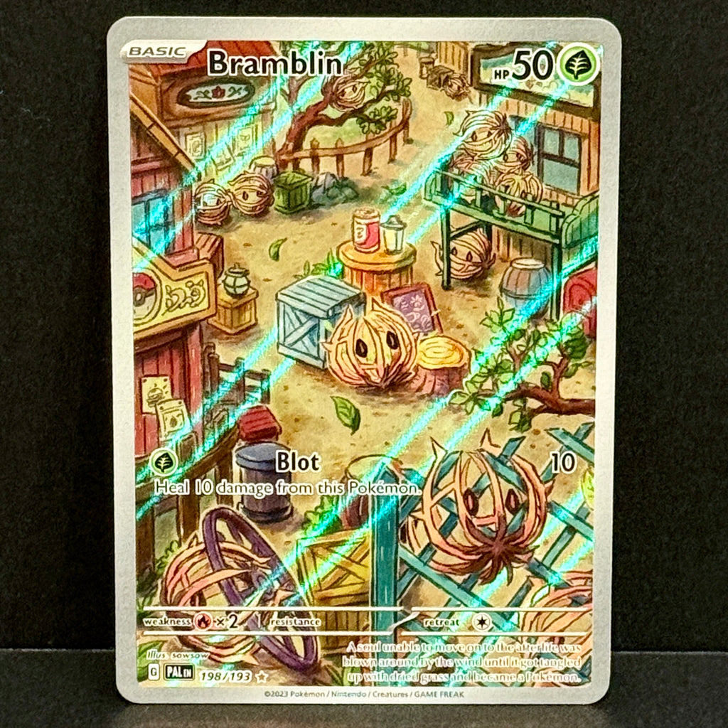 2023 Pokemon Paldea Evolved 198/193 Bramblin Illustration Rare