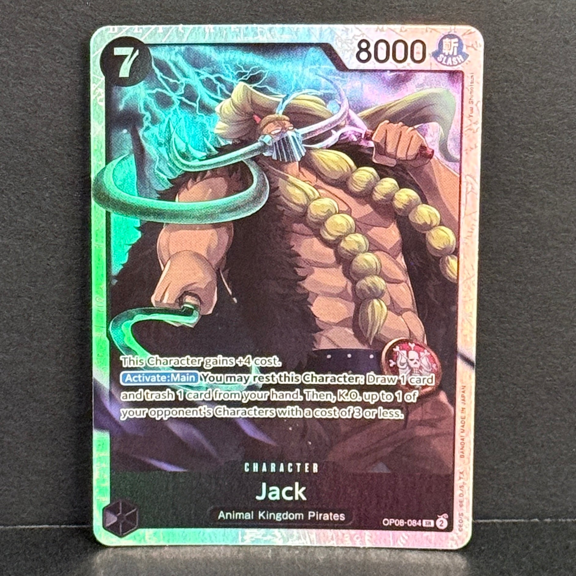 One Piece TCG Two Legends OP08-084 Jack SR