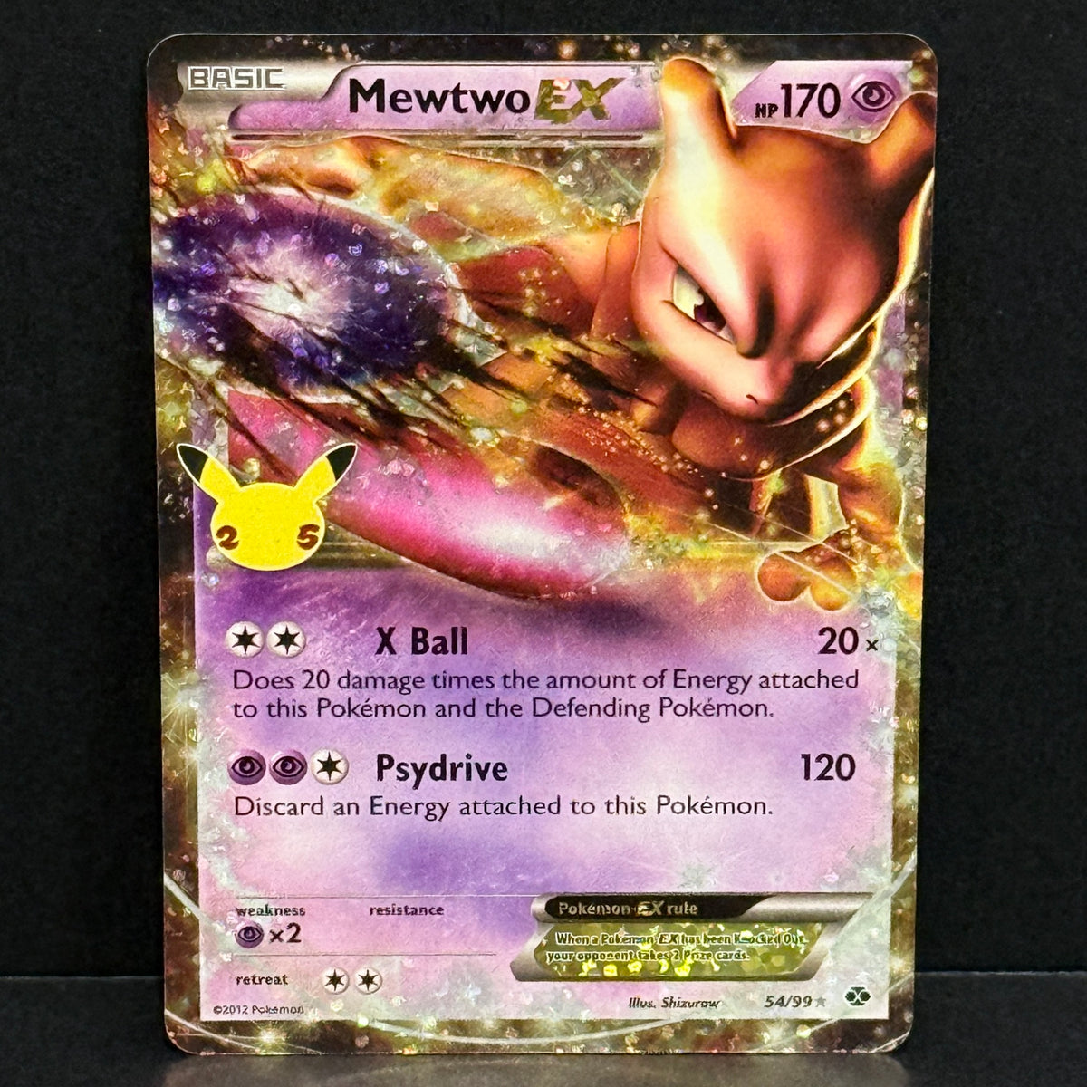 2021 Pokemon Celebrations Classic Collection 54/99 Mewtwo EX Classic Collection
