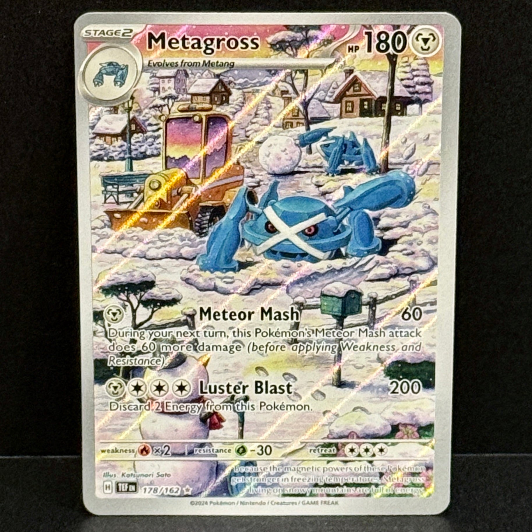 2024 Pokemon Temporal Forces 178/162 Metagross Illustration Rare