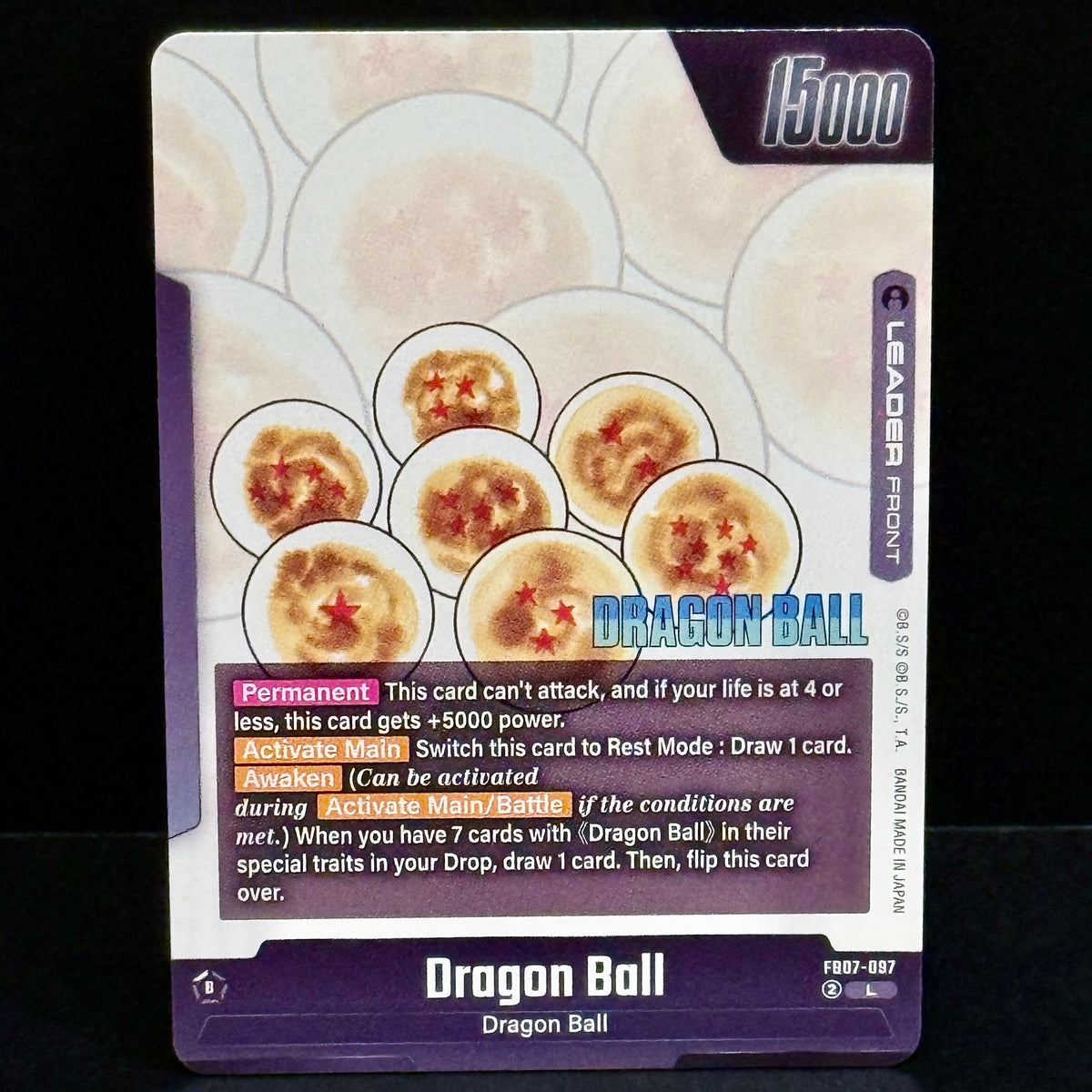 2025 Dragon Ball Manga Booster 02 FB07-097 Dragon Ball // Shenron Leader