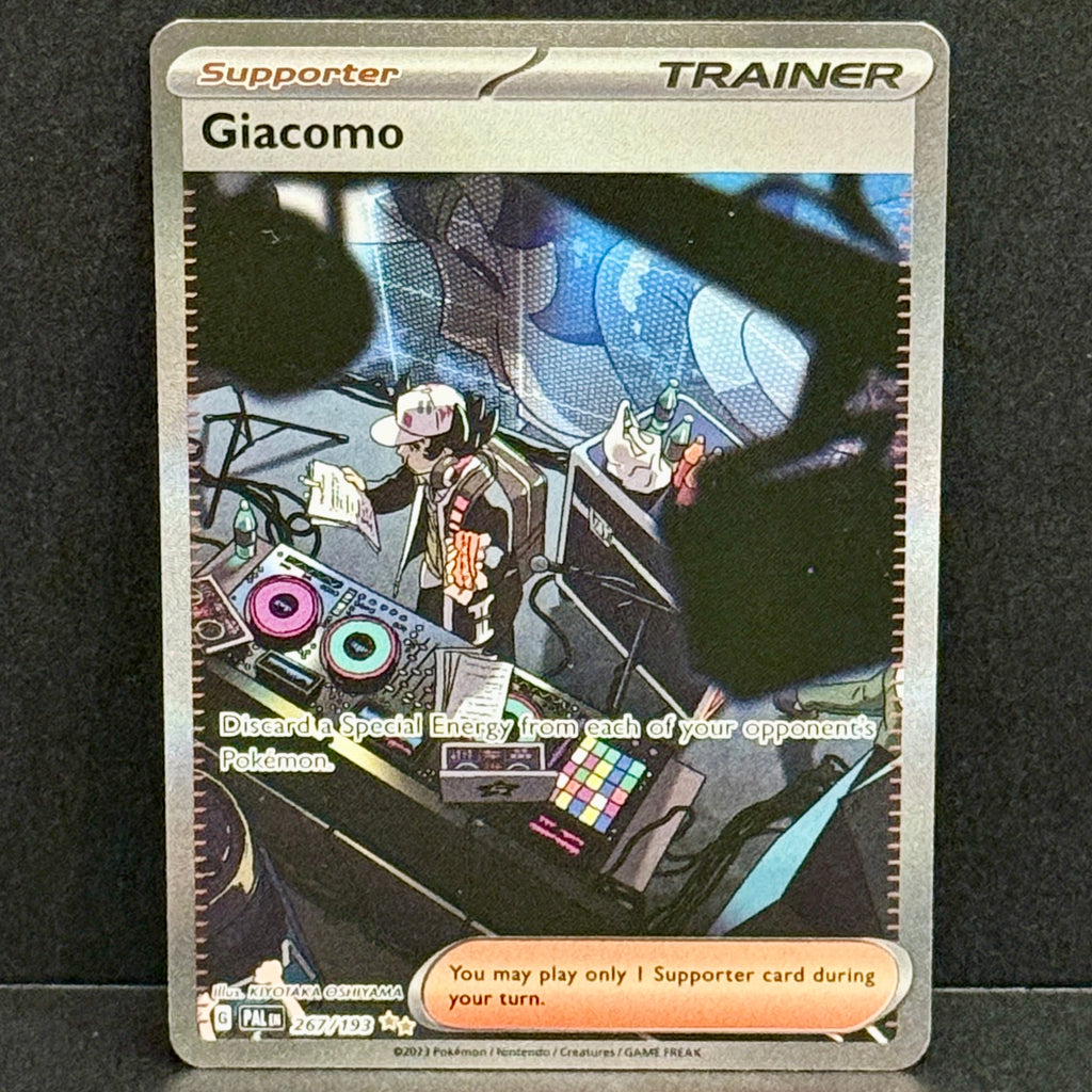 2022 Pokemon Paldea Evolved 267/193 Giacomo Special Illustration Rare