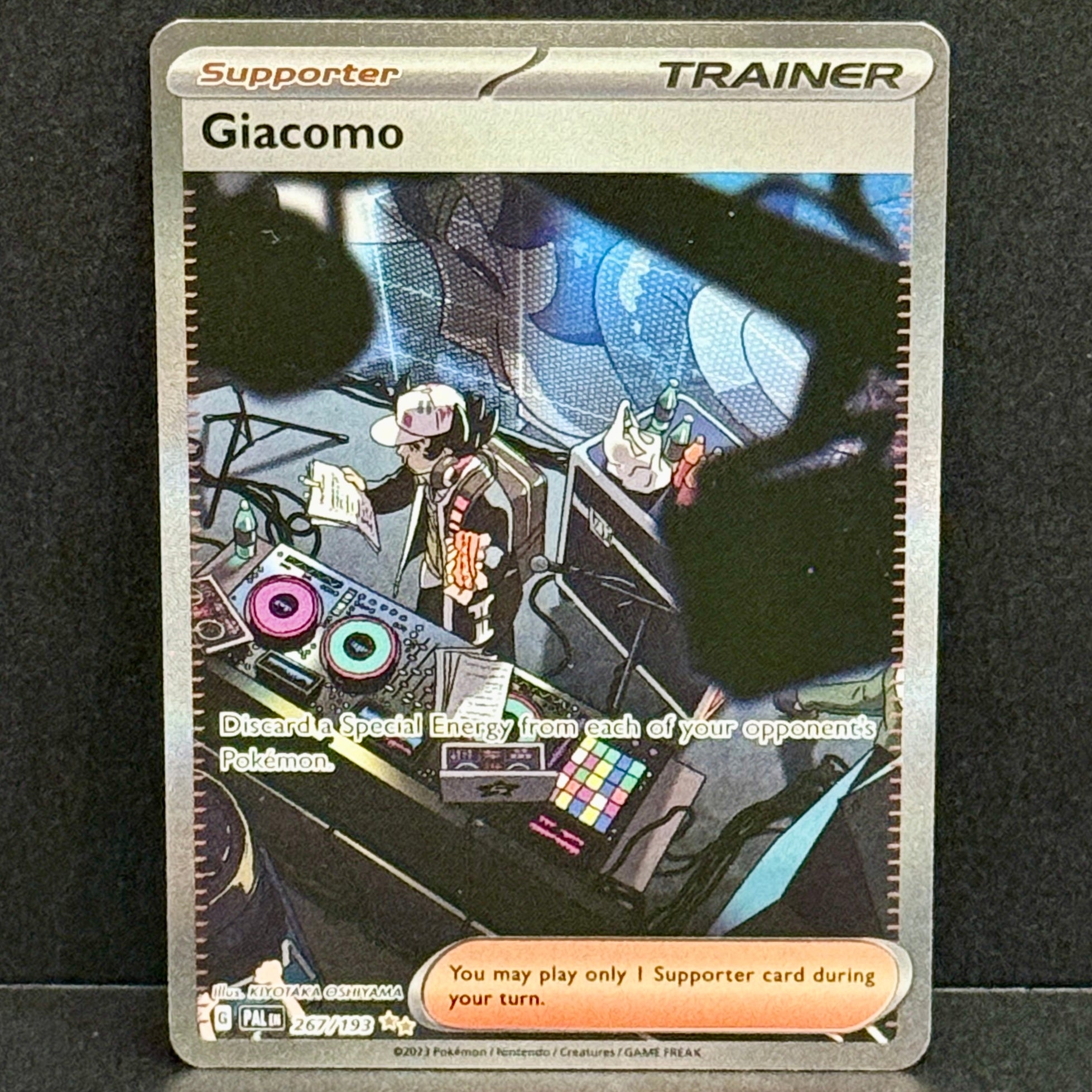 2022 Pokemon Paldea Evolved 267/193 Giacomo Special Illustration Rare