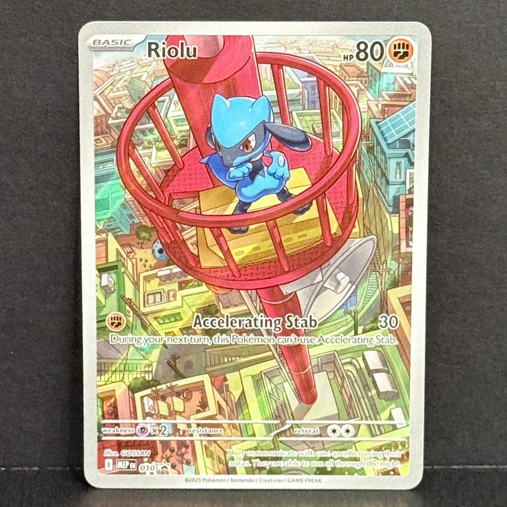 2025 Pokemon Mega Evolution Promos 010 Riolu Promo