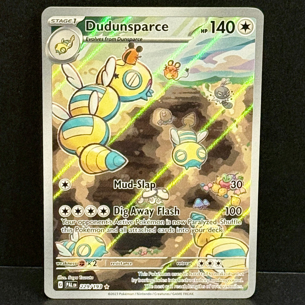 2022 Pokemon Paldea Evolved 229/193 Dudunsparce Illustration Rare