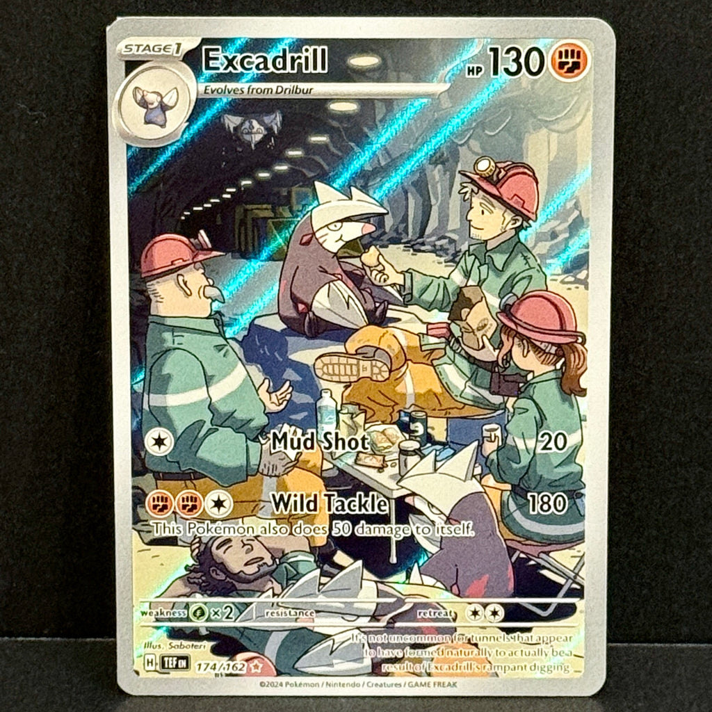 2024 Pokemon Temporal Forces 174/162 Excadrill Illustration Rare
