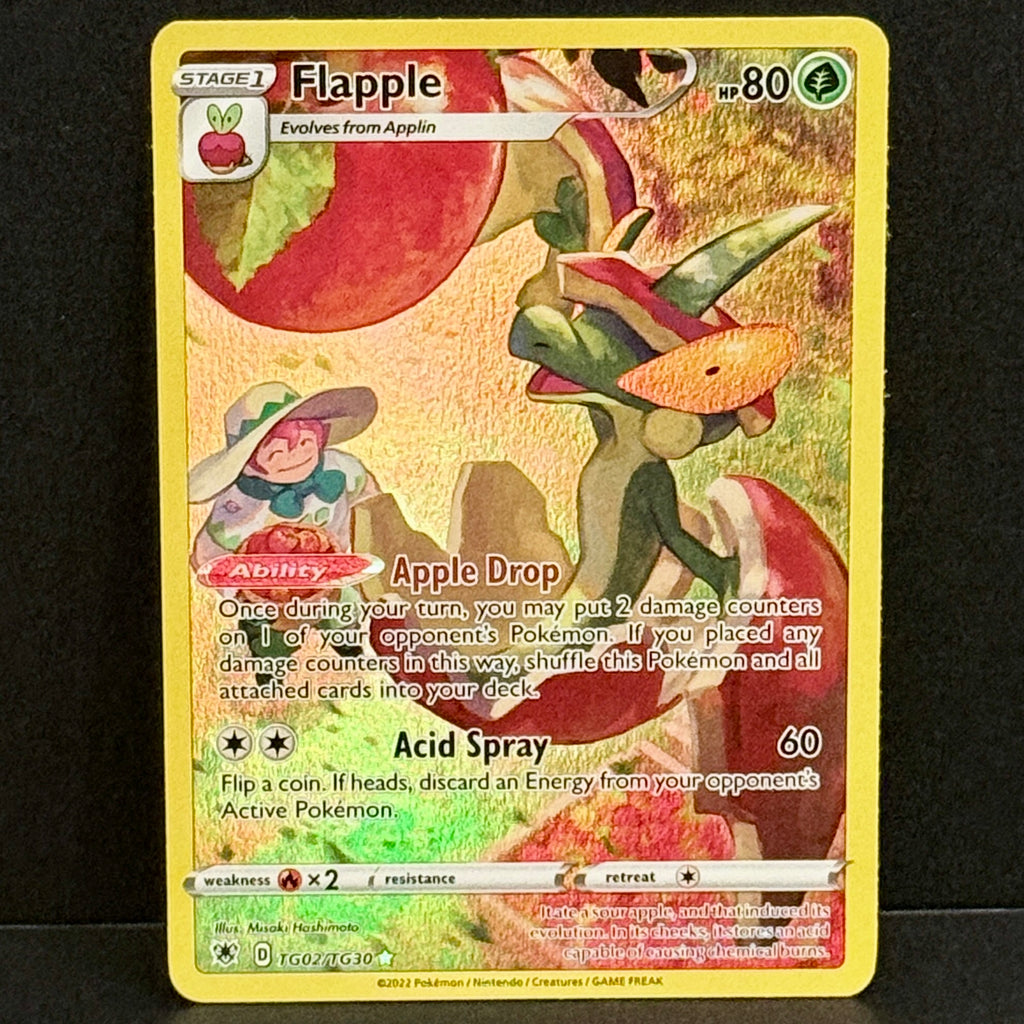 2022 Pokemon Astral Radiance Trainer Gallery TG02/TG30 Flapple Ultra Rare