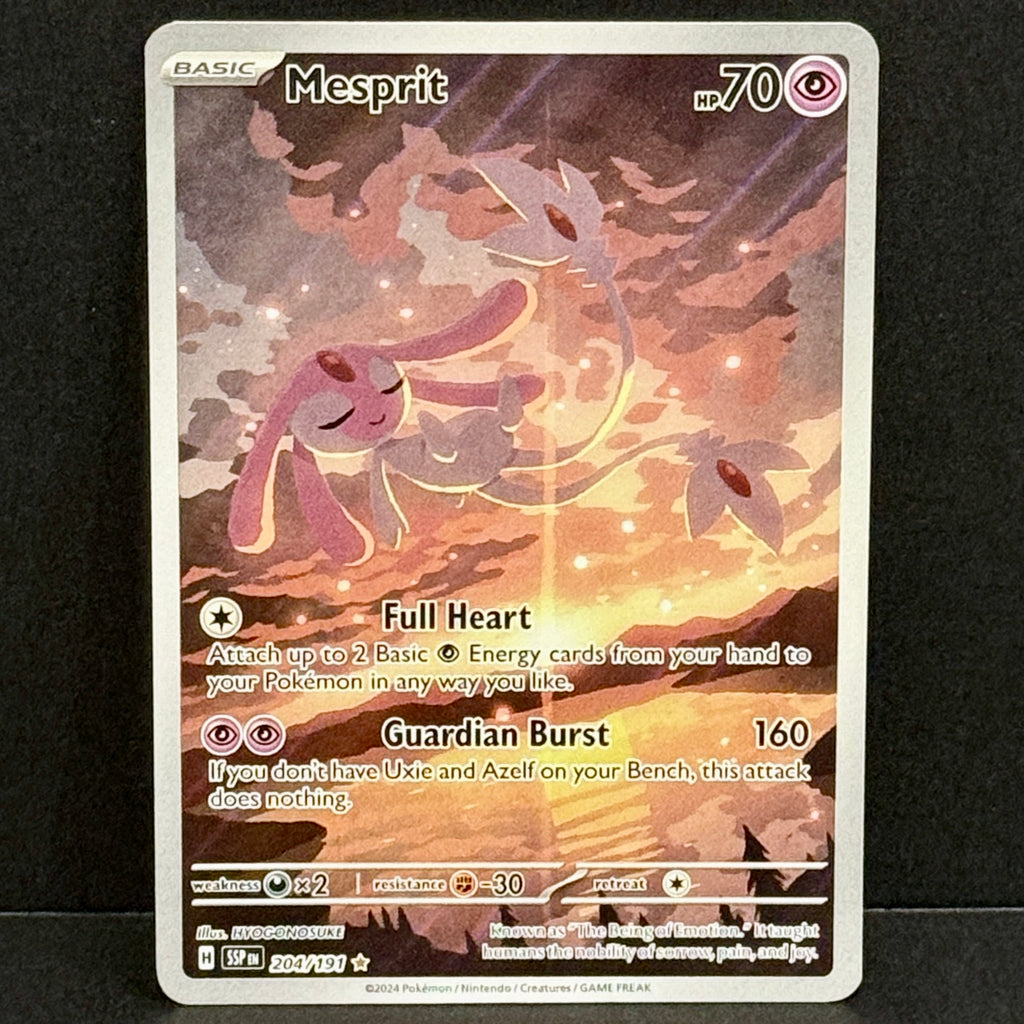 2024 Pokemon Surging Sparks 204/191 Mesprit Illustration Rare