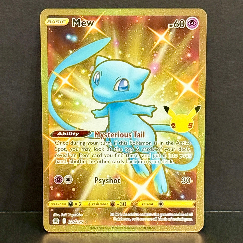 2021 Pokemon Celebrations 025/025 Mew Secret Rare