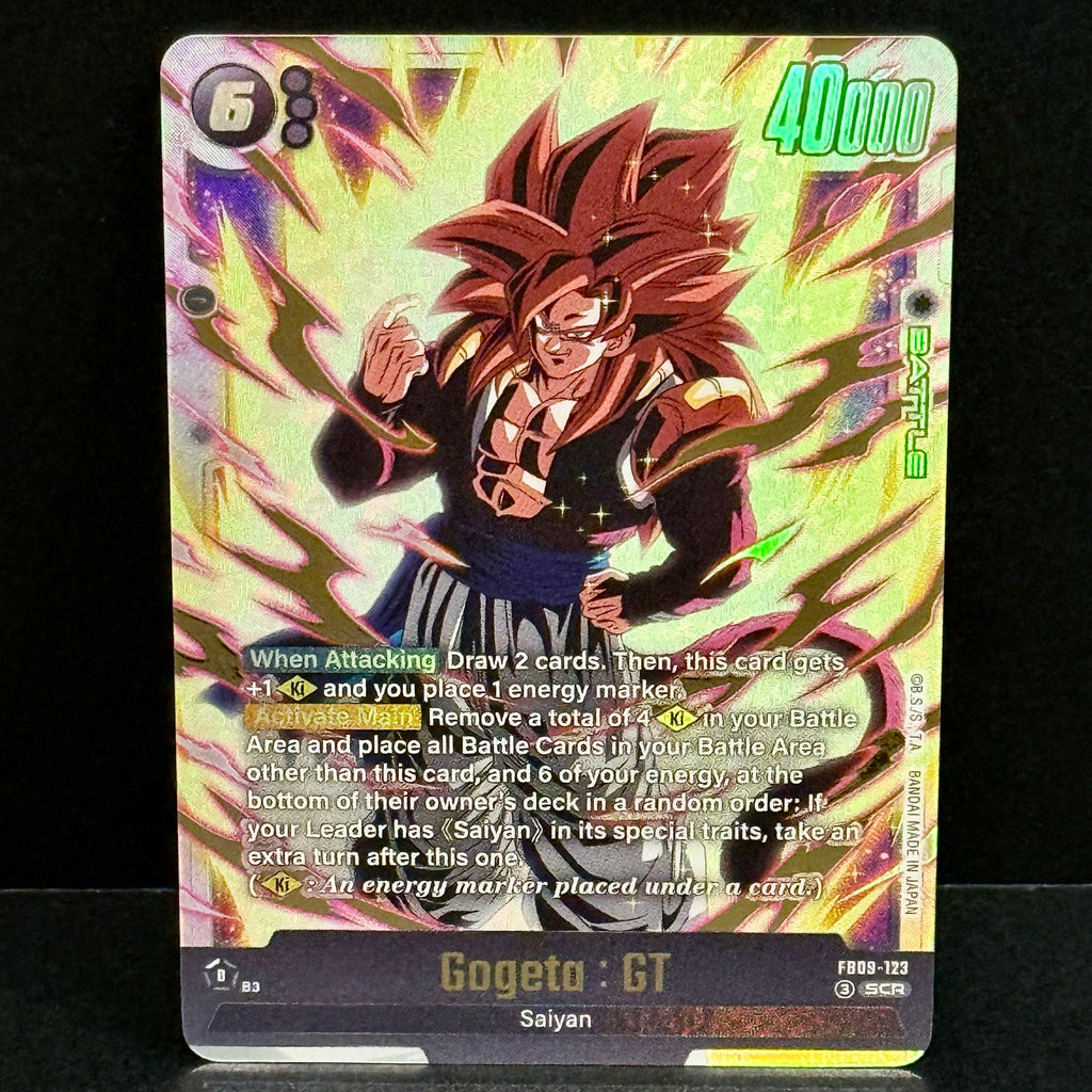 2026 Dragon Ball Dual Evolution FB09-123 Gogeta : GT Secret Rare