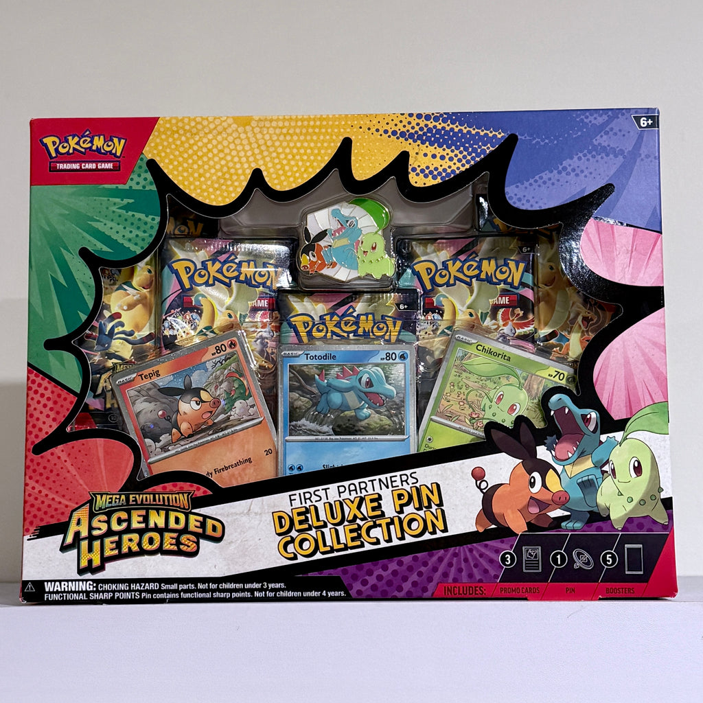 Pokemon Ascended Heroes First Partners Deluxe Pin Collection