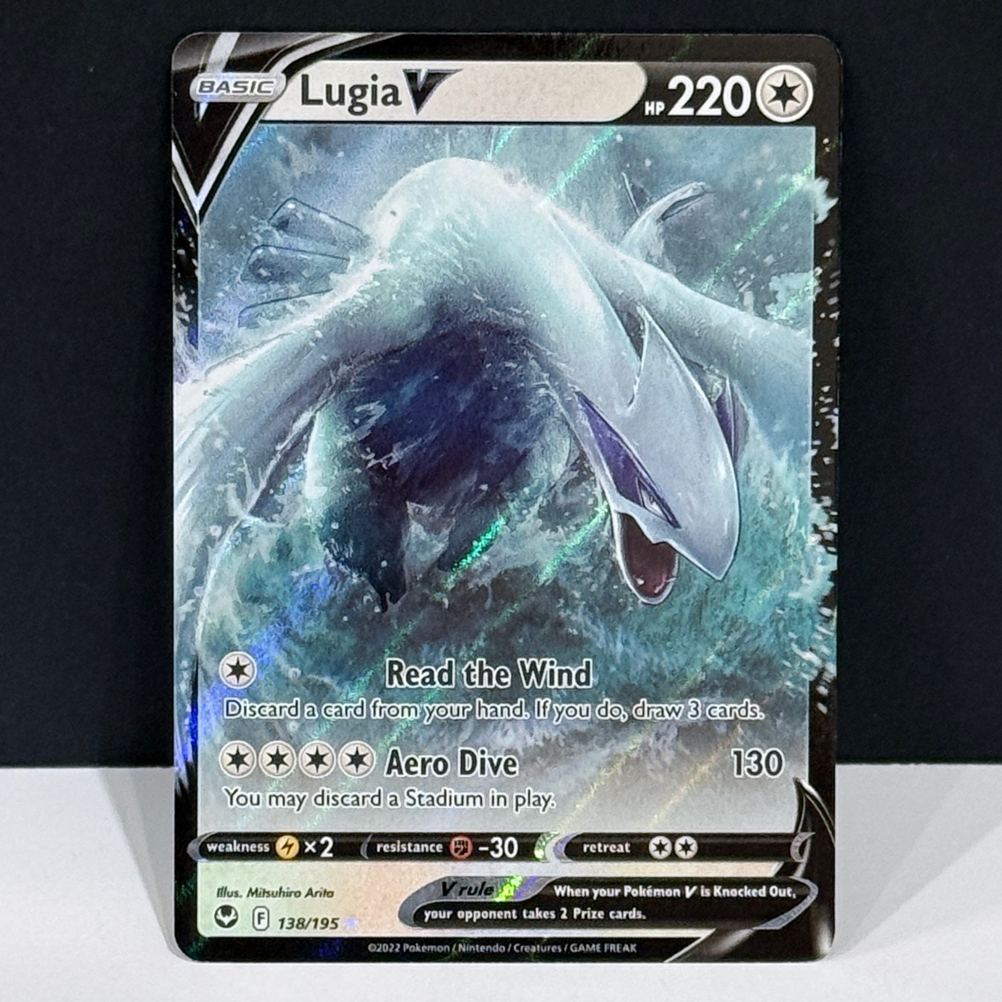 2022 Pokemon Silver Tempest 138/195 Lugia V Ultra Rare
