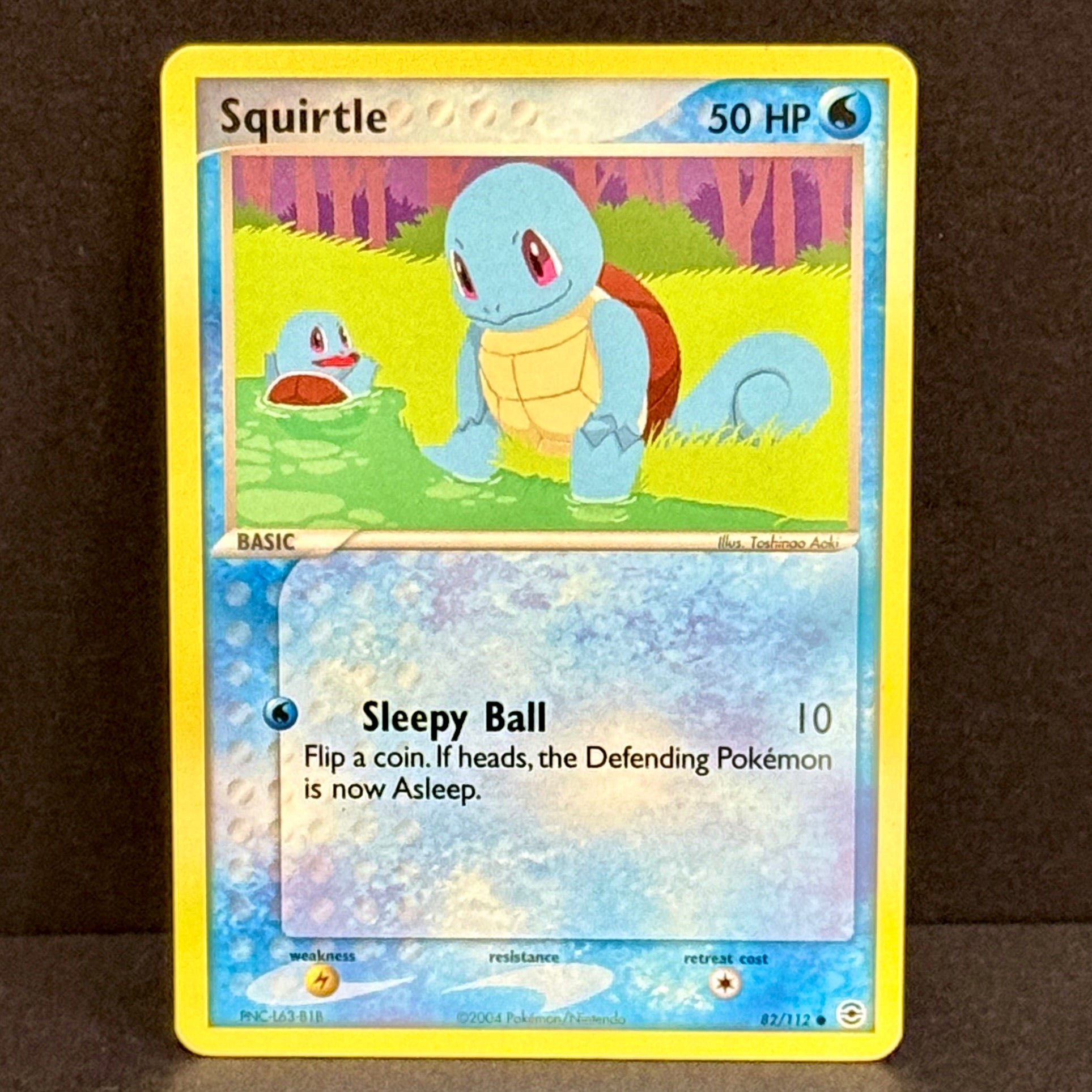 2003 Pokemon EX FireRed & LeafGreen 82/112 Squirtle Common