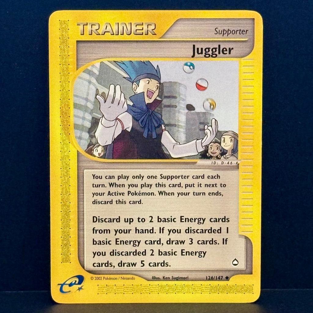 2003 Pokemon Aquapolis 126/147 Juggler Uncommon