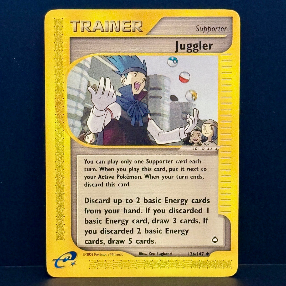2003 Pokemon Aquapolis 126/147 Juggler Uncommon