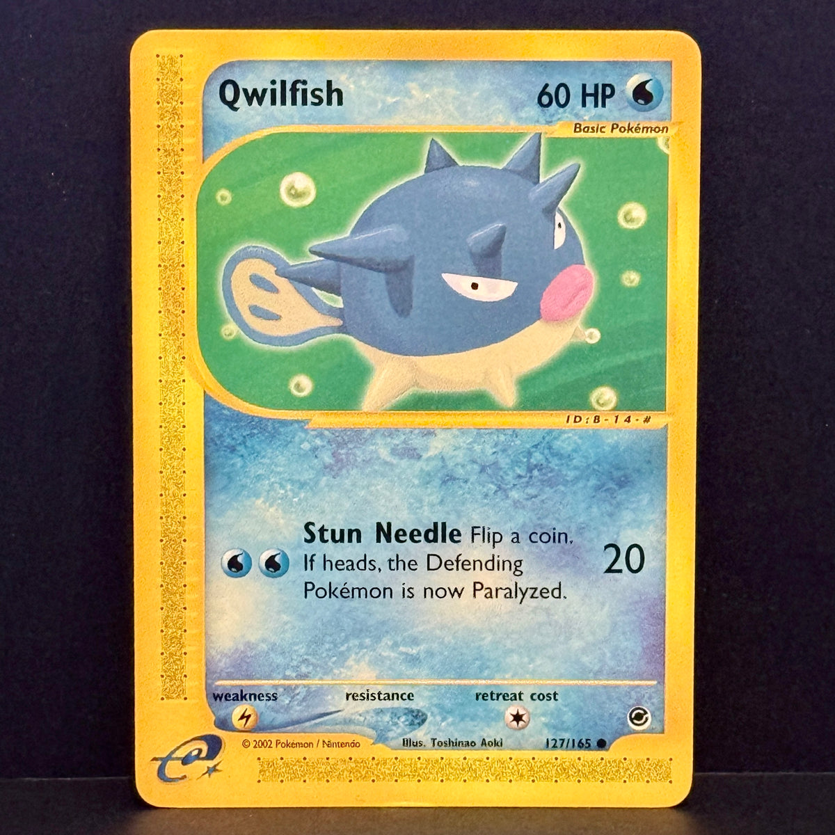 2002 Pokemon Expedition 127/165 Qwilfish Common