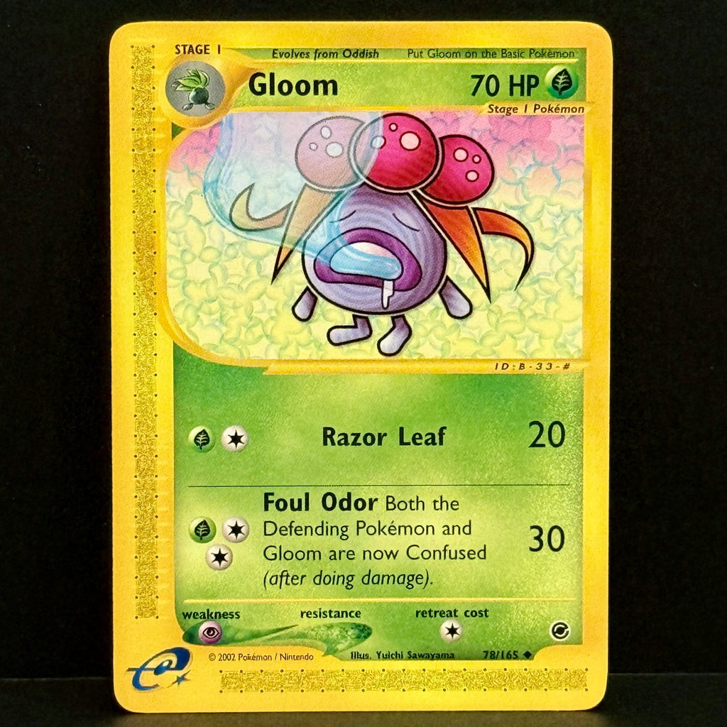 2002 Pokemon Expedition 78/165 Gloom Uncommon