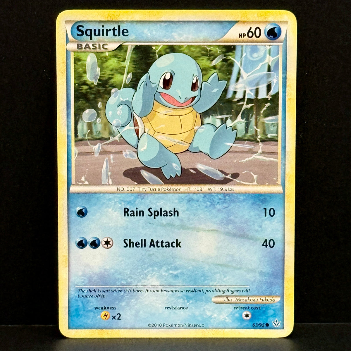 2009 Pokemon Unleashed 63/95 Squirtle Common