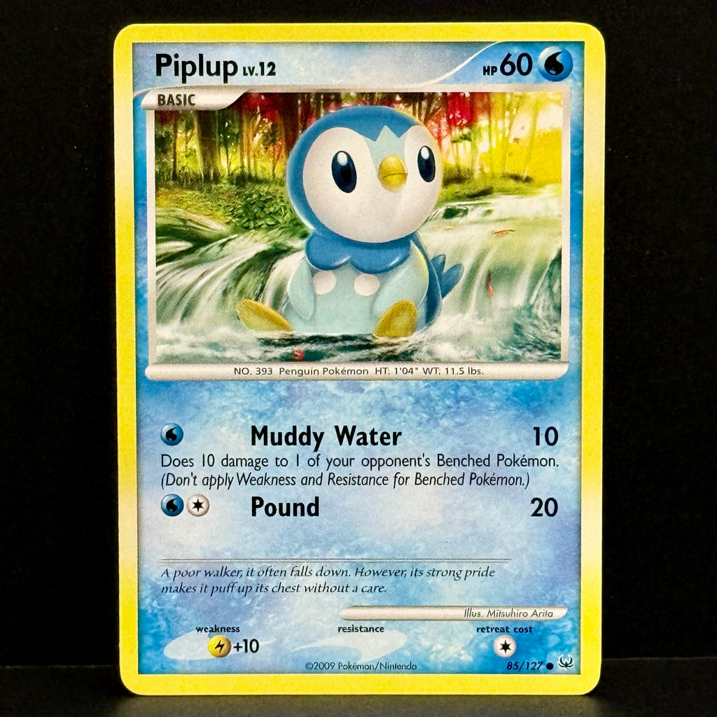 2009 Pokemon Platinum 85/127 Piplup Common