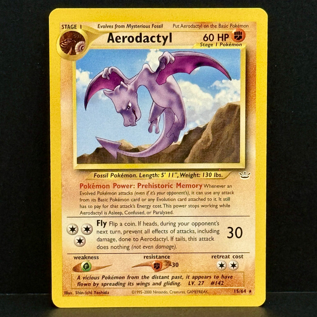 2001 Pokemon Neo Revelation 15/64 Aerodactyl Rare