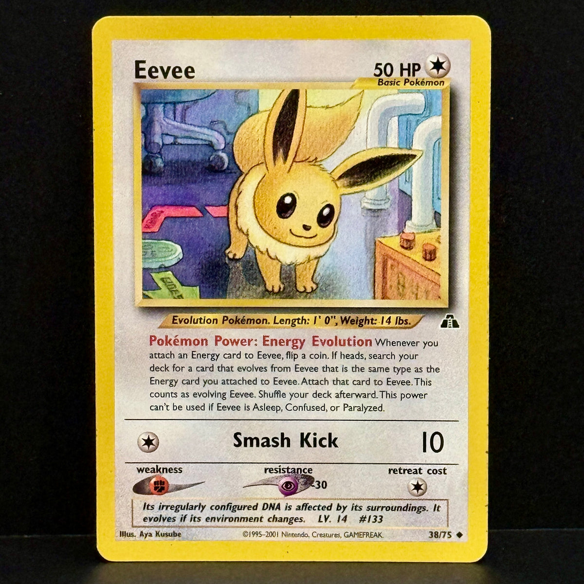2001 Pokemon Neo Discovery 38/75 Eevee Uncommon