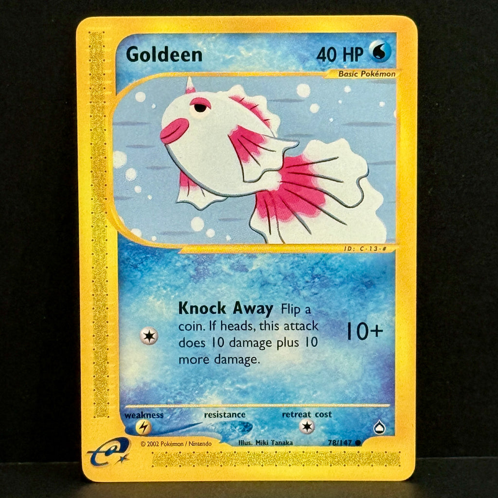 2003 Pokemon Aquapolis 78/147 Goldeen Common