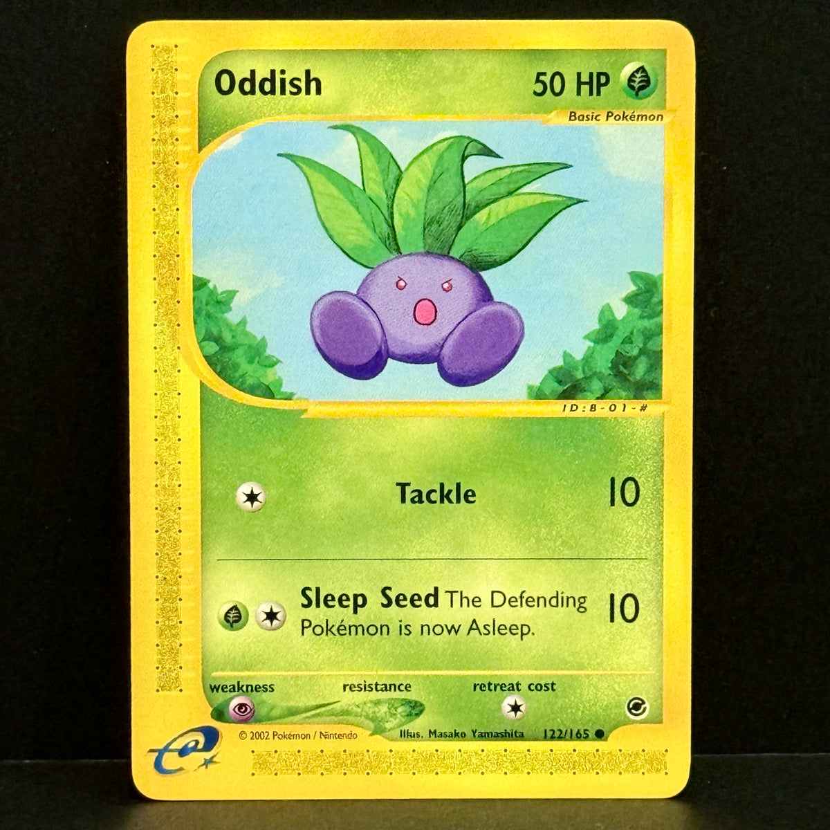 2002 Pokemon Expedition 122/165 Oddish Common