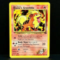 2000 Pokemon Gym Challenge 62/132 Blaine's Growlithe Common